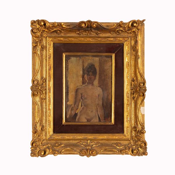 Alessandro Milesi - Nudo di giovane ragazza