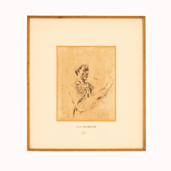 Francesco Paolo Michetti -  Autoritratto