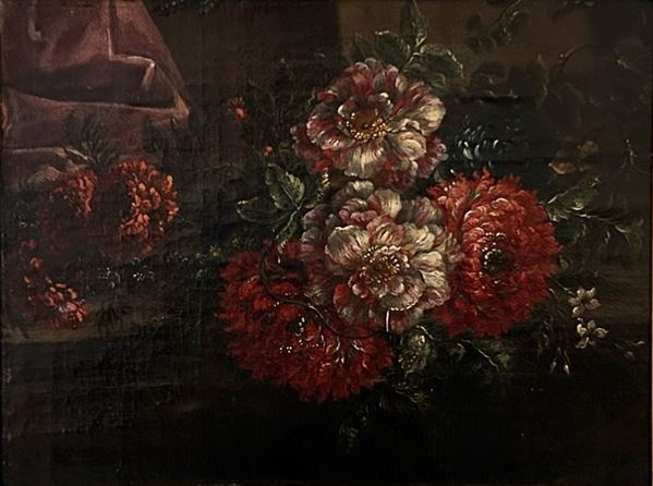 Jean Baptiste Monnoyer - NATURA MORTA DI FIORI