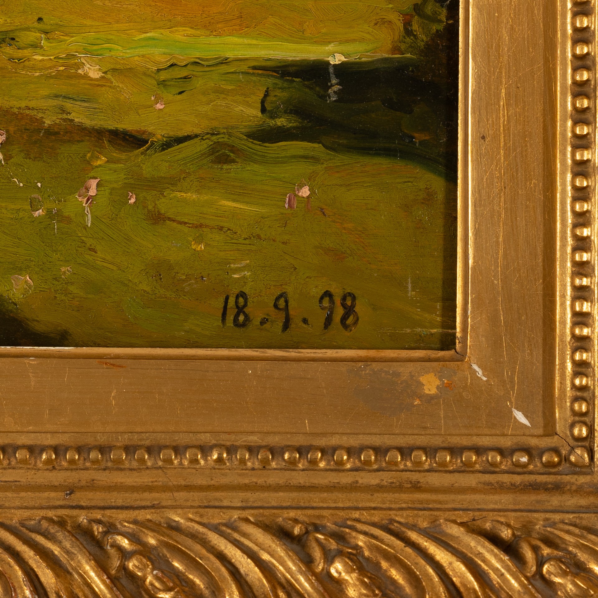 Paesaggio rurale con figure