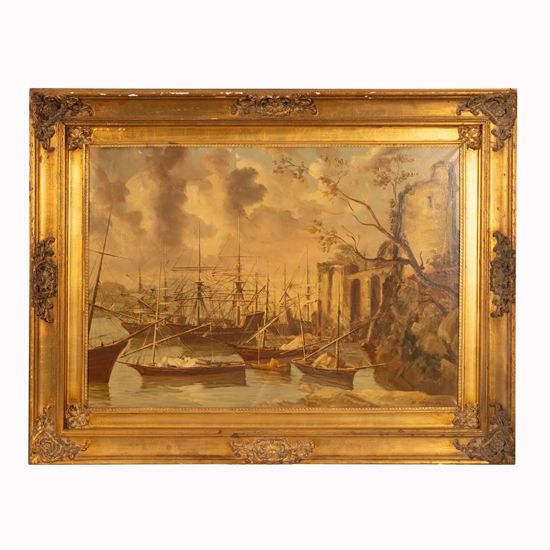 Navi a vela alla fonda