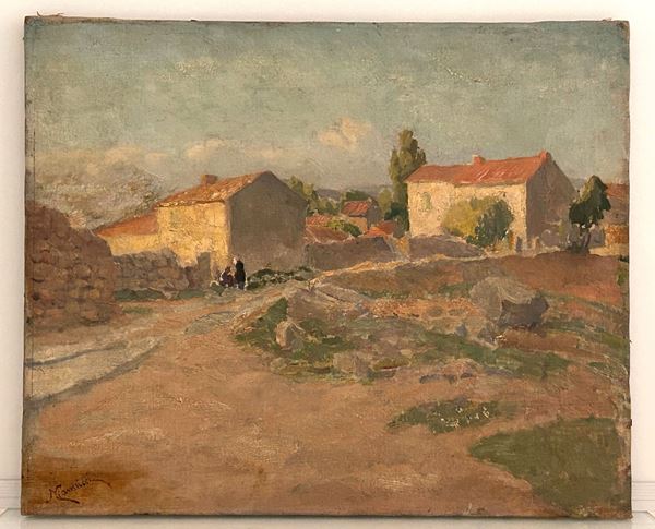 Niccol&#242; Cannicci - Paesaggio con casolari