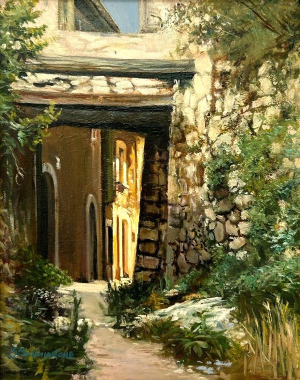 G. Bucchiarone - Scorcio di paese