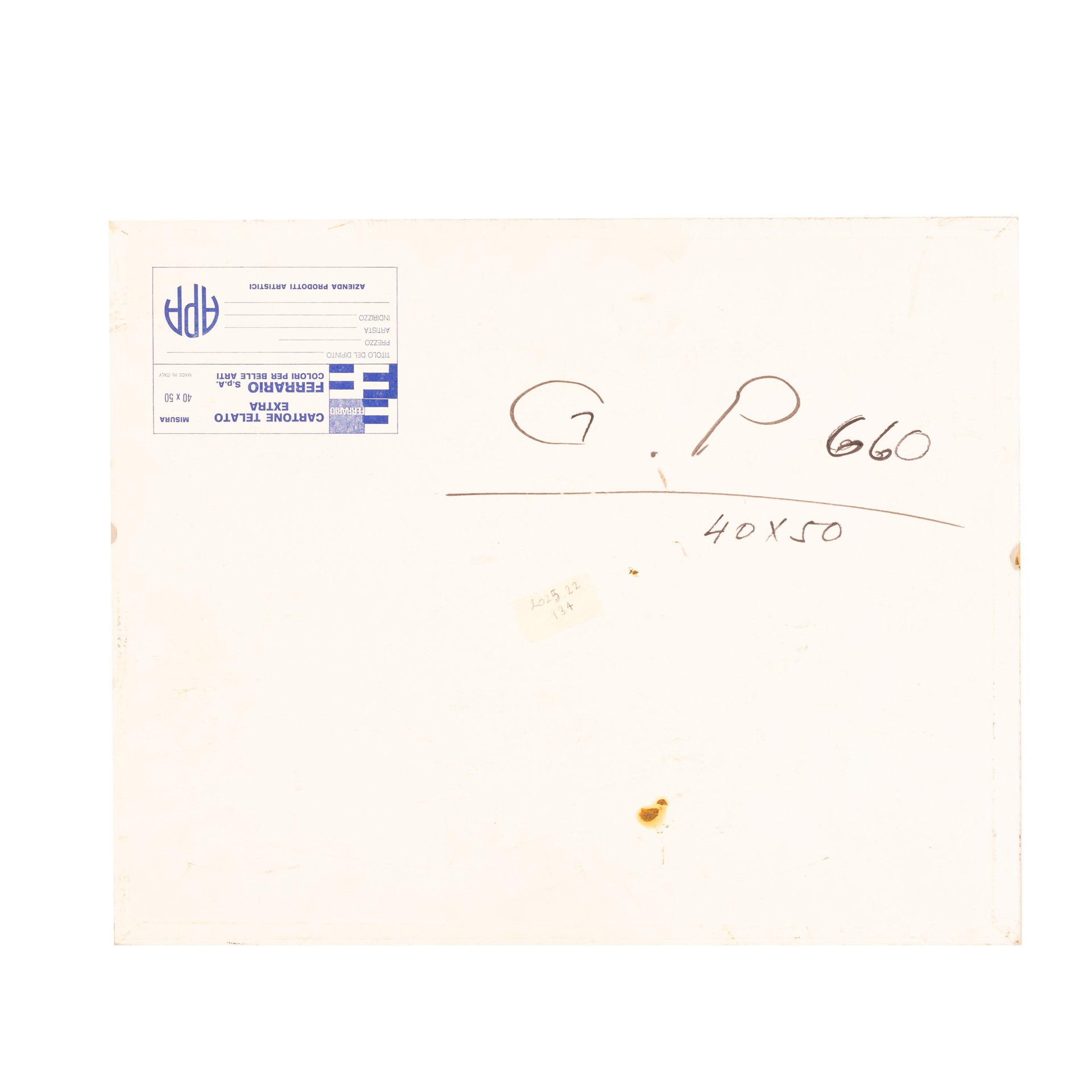 Giuseppe Centi - Paesaggio, olio su cartone telato