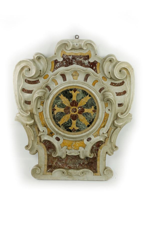 Elemento in marmo scultoreo del XVII secolo -Centro Italia 
