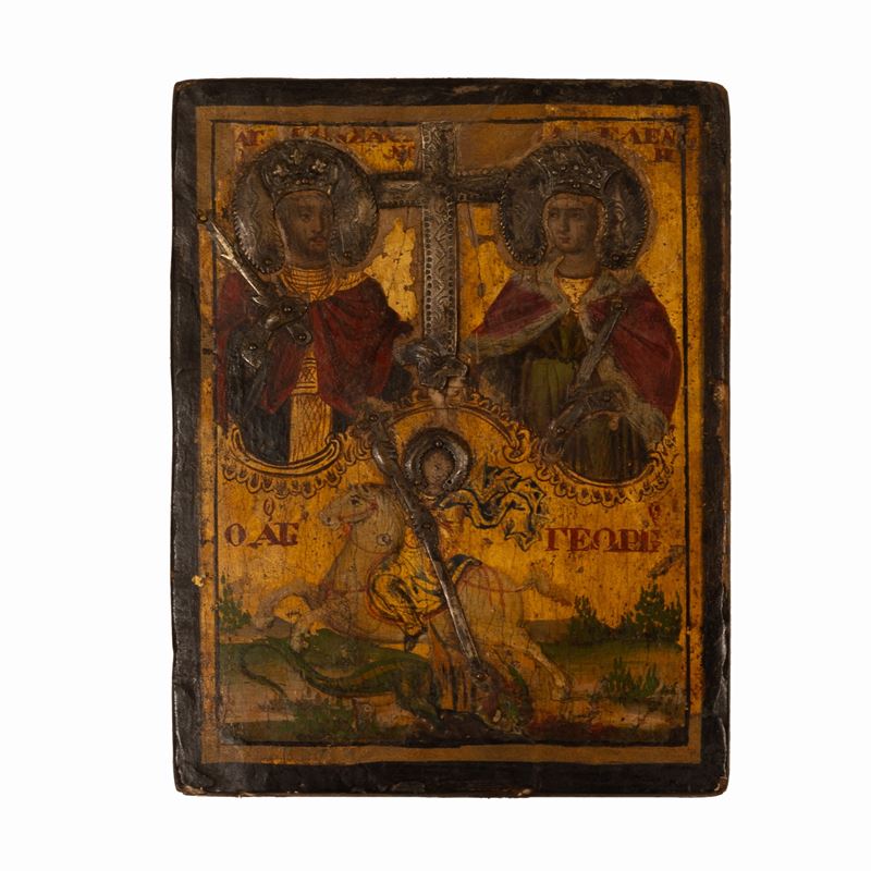 Icona da viaggio "San Giorgio ed il drago"