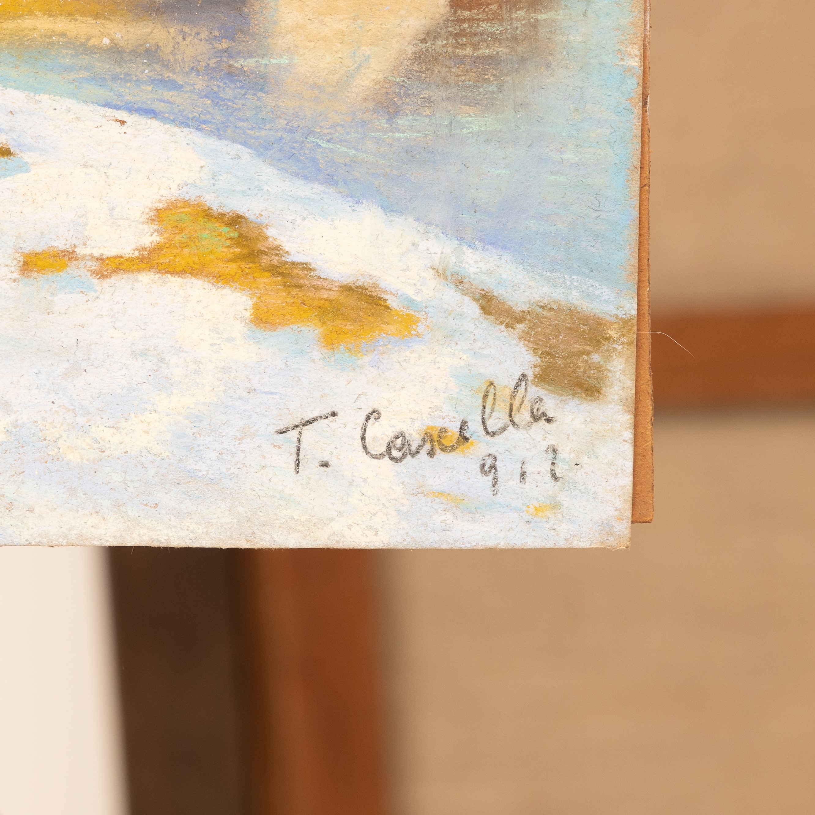 "APPRODO SULLA PESCARA INNEVATA"