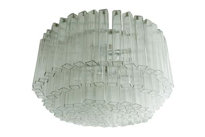 Lampada a sospensione in vetro soffiato (produzione Murano, Italia), 1970