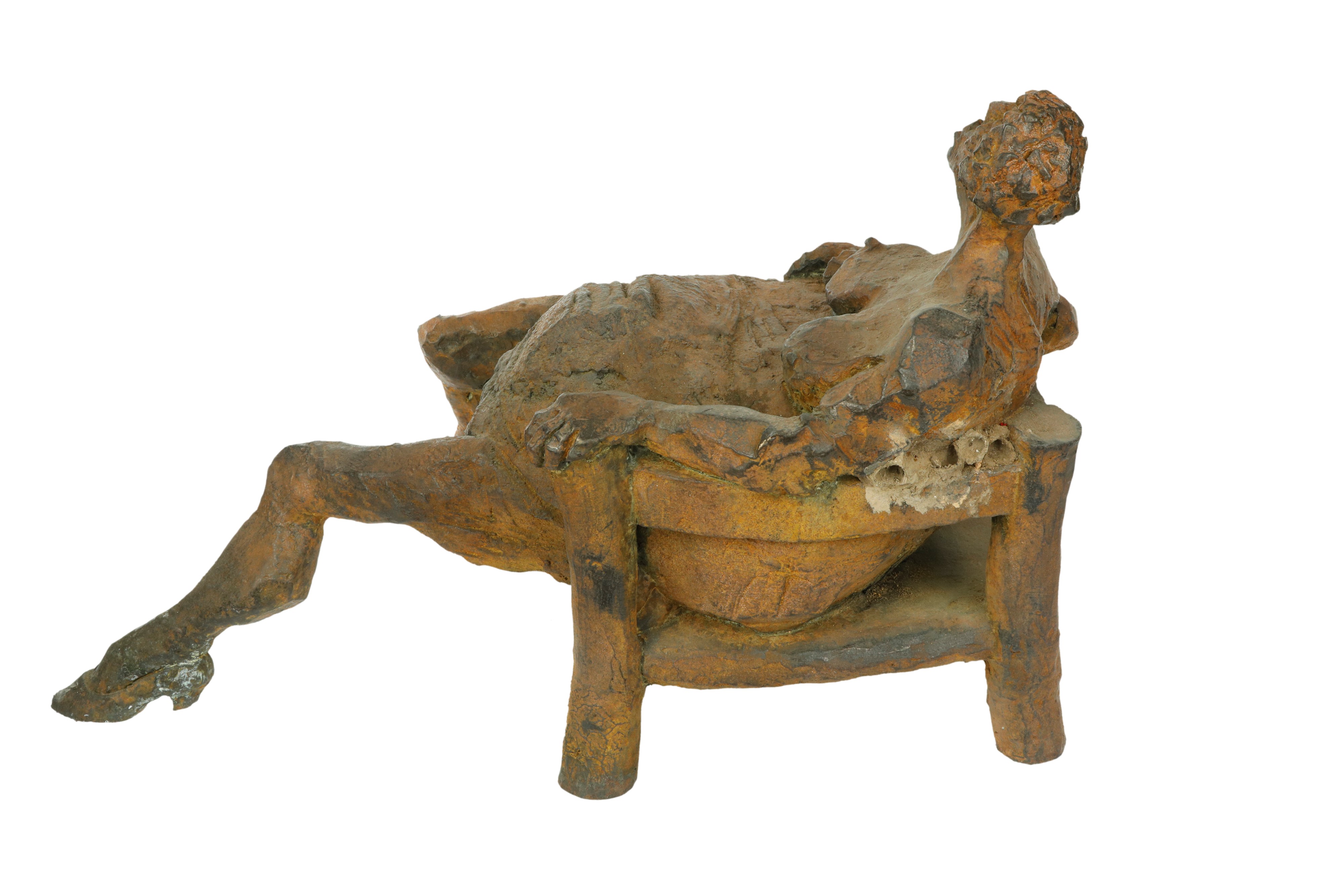 Scultura in Terracotta di Donna Raff. "maternita' "