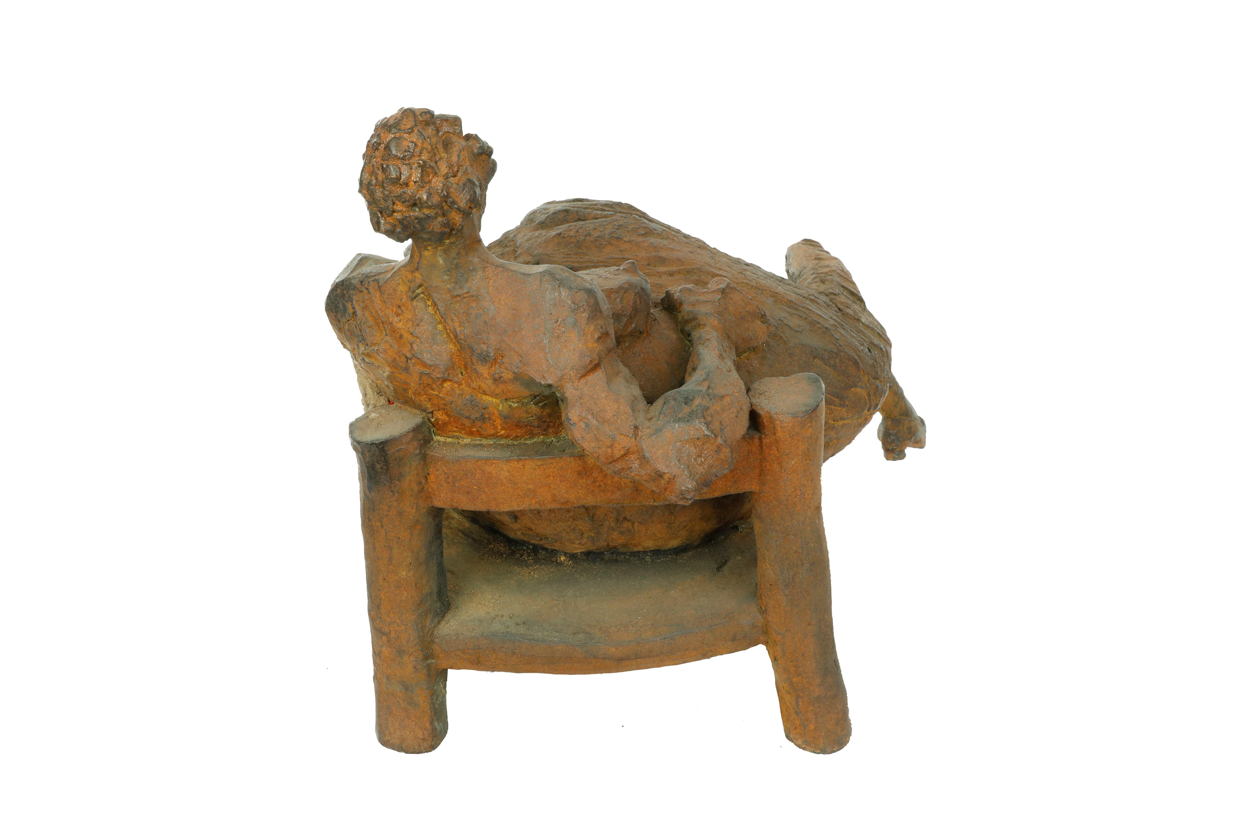 Scultura in Terracotta di Donna Raff. "maternita' "