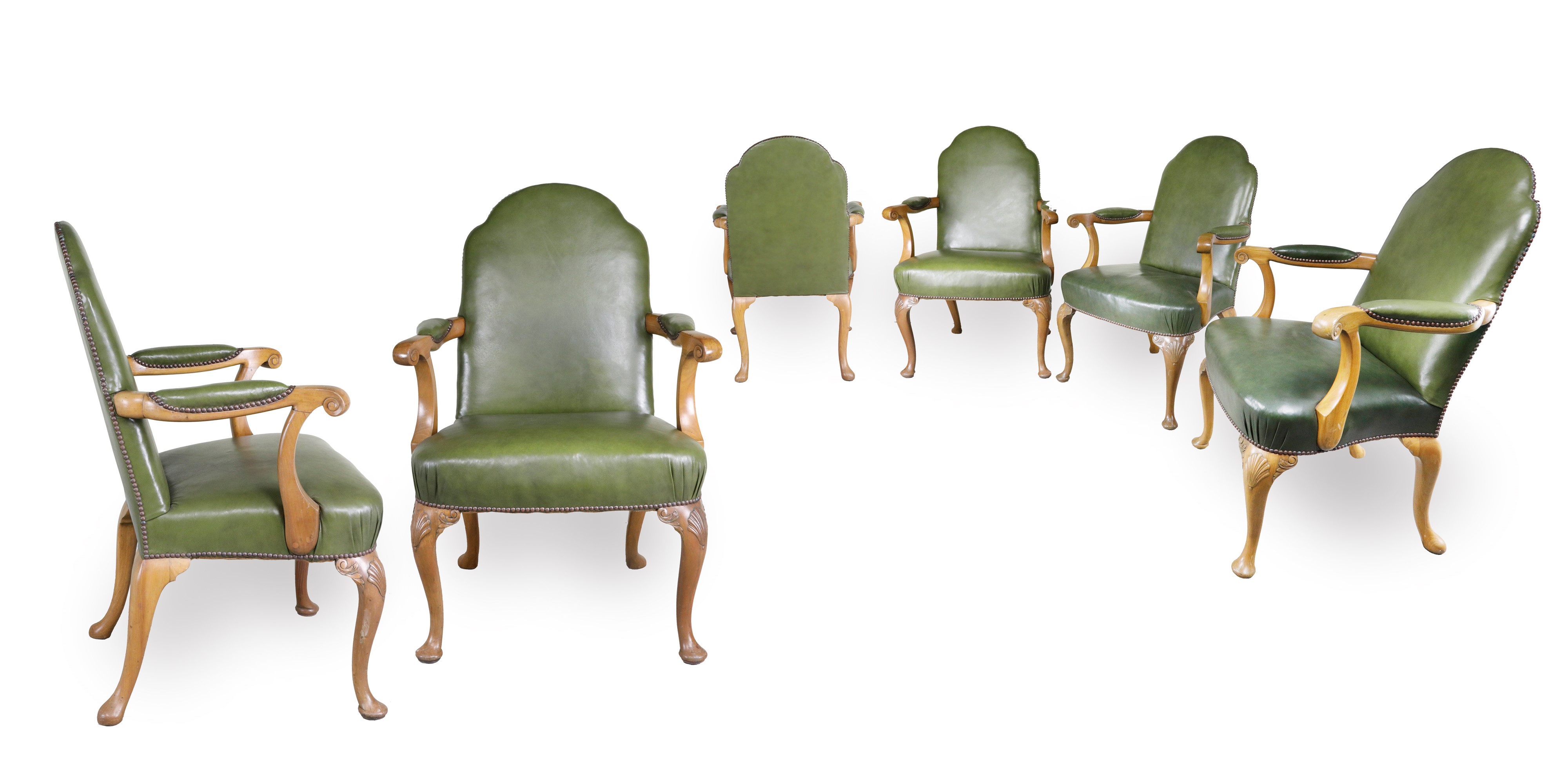 GRUPPO DI 12 POLTRONE INGLESI