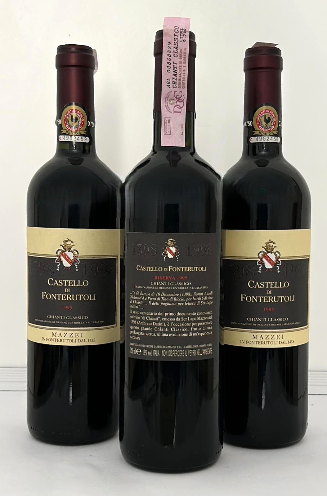 Gruppo di 3 bott. "MAZZEI" 1995