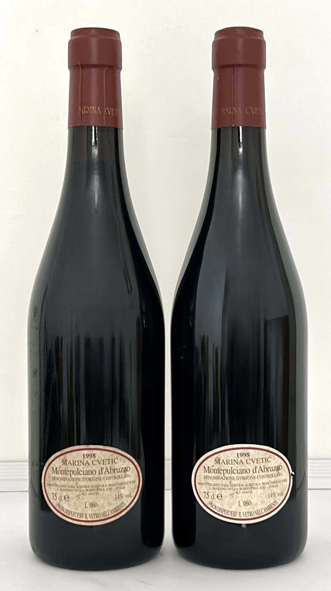 Gruppo di 2 bott. MASCIARELLI 1998