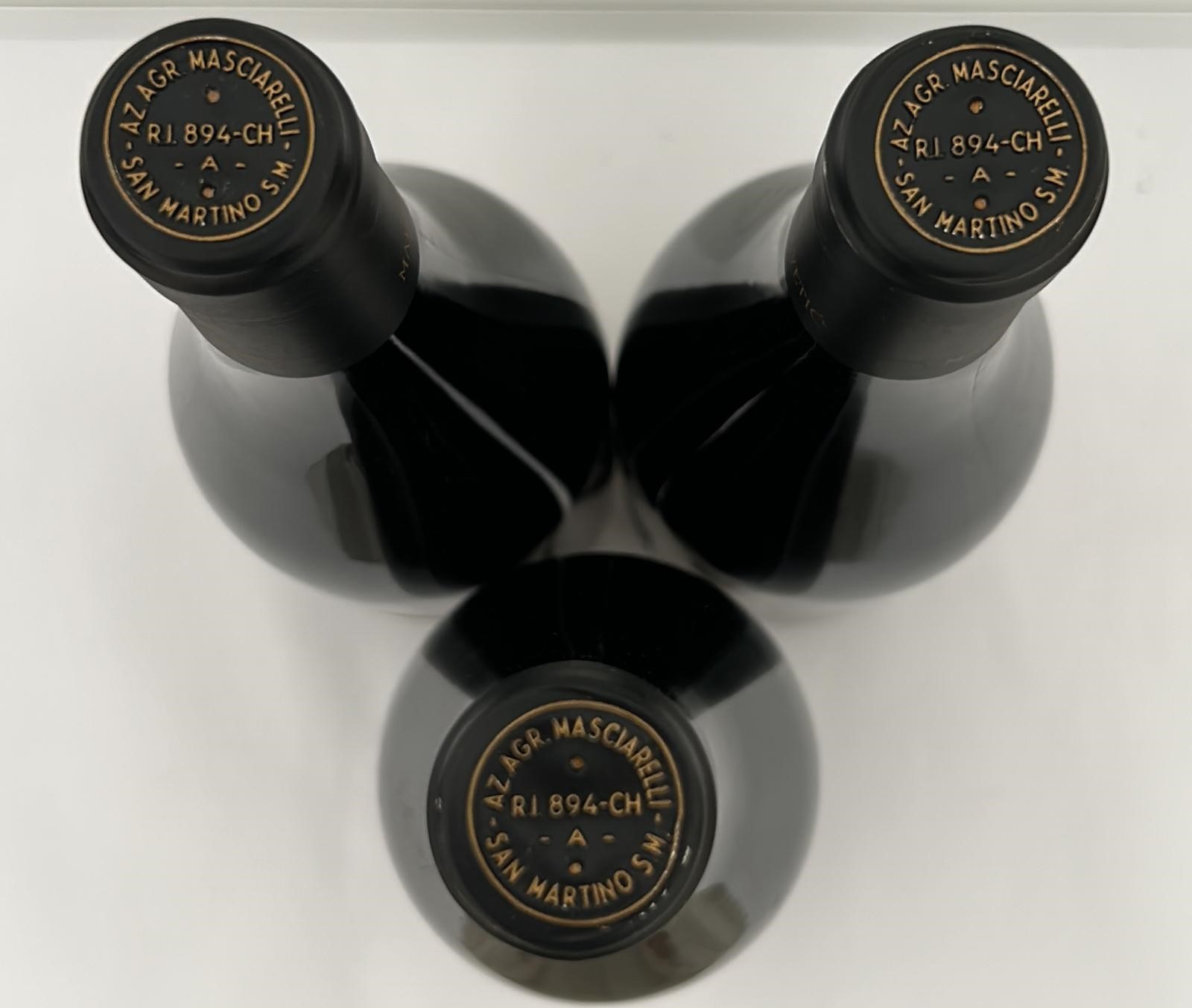 Gruppo di 3 Bott. MASCIARELLI 1999