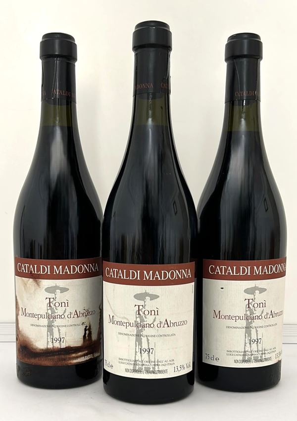 GRUPPO DI 3 BOTT. CATALDI MADONNA 1997