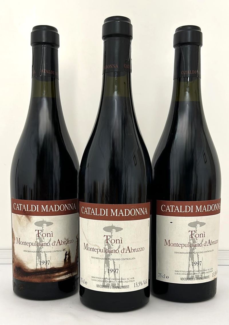 GRUPPO DI 3 BOTT. CATALDI MADONNA 1997
