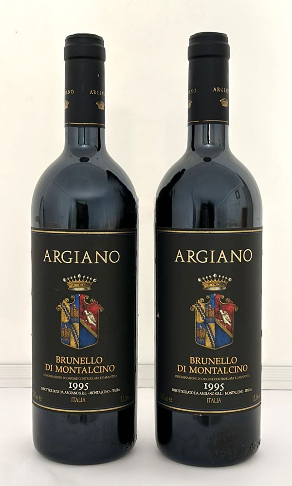 Gruppo di 2 bottiglie ARGIANO 1995