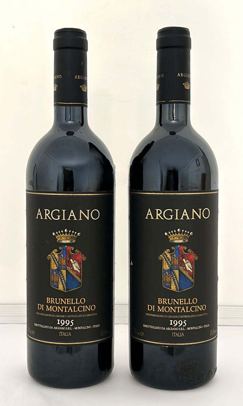 Gruppo di 2 bottiglie ARGIANO 1995