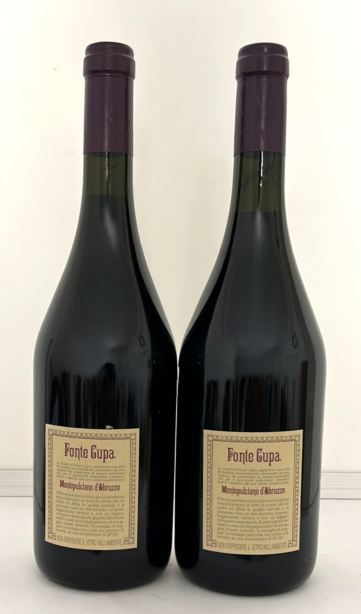 Gruppo di 2 bottiglie MONTORI 1995