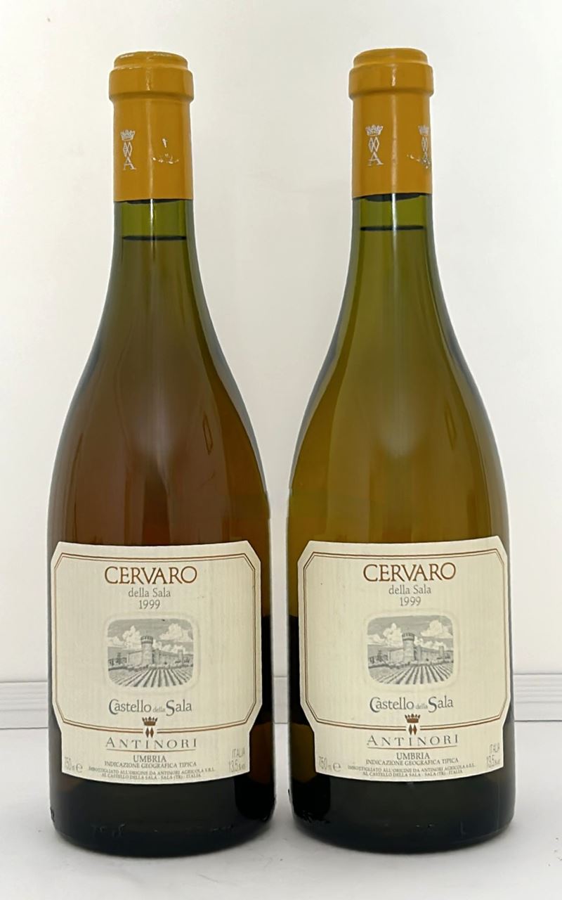 Gruppo di 2 bottiglie ANTINORI 1999