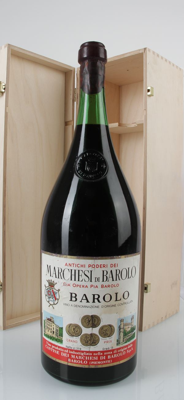 GRANDE FORMATO MARCHESI DI BAROLO 1967  -3.780 LT-