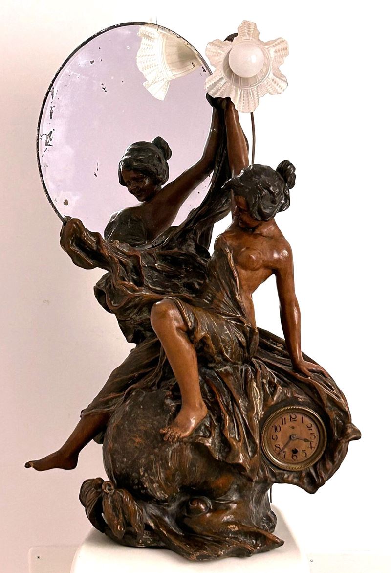 GRANDE SCULTURA IN TERRACOTTA LIBERTY