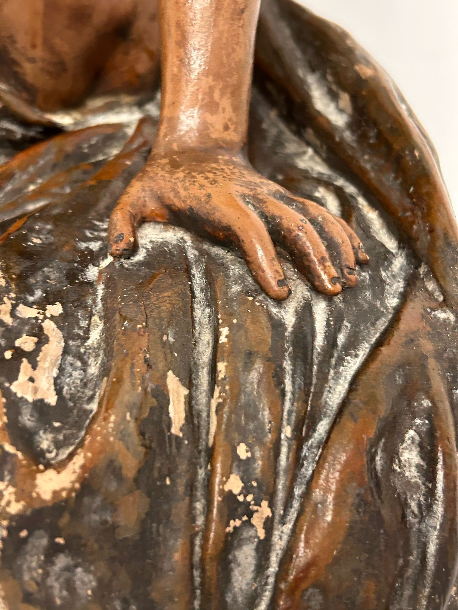 GRANDE SCULTURA IN TERRACOTTA LIBERTY