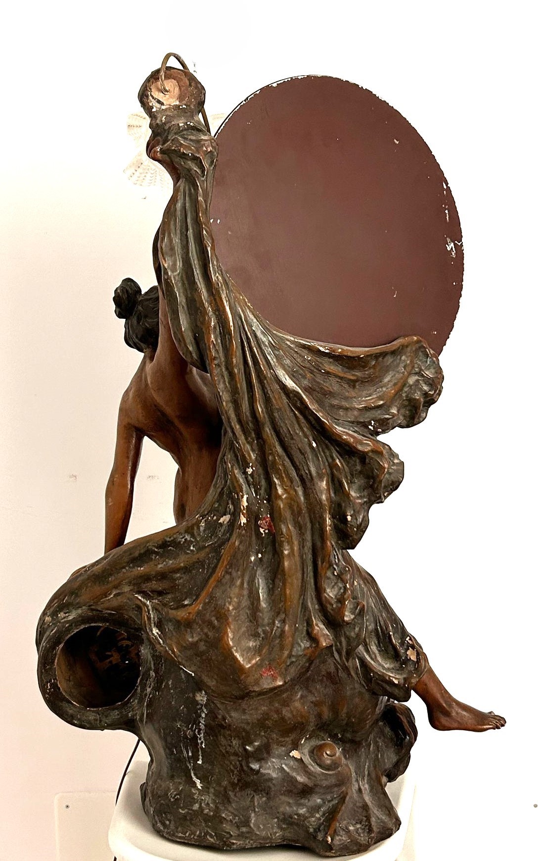 GRANDE SCULTURA IN TERRACOTTA LIBERTY