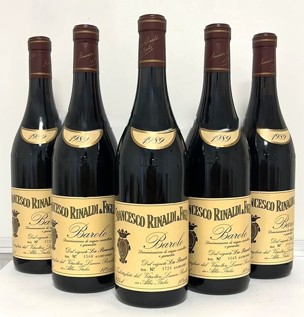 FRANCESCO RINALDI & FIGLI    BAROLO 1989