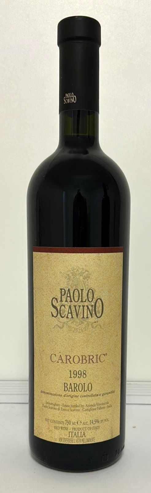 PAOLO SCAVINO BAROLO 1998