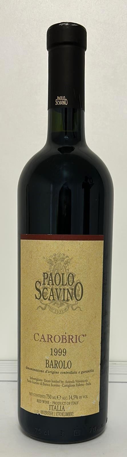 PAOLO SCAVINO BAROLO 1999
