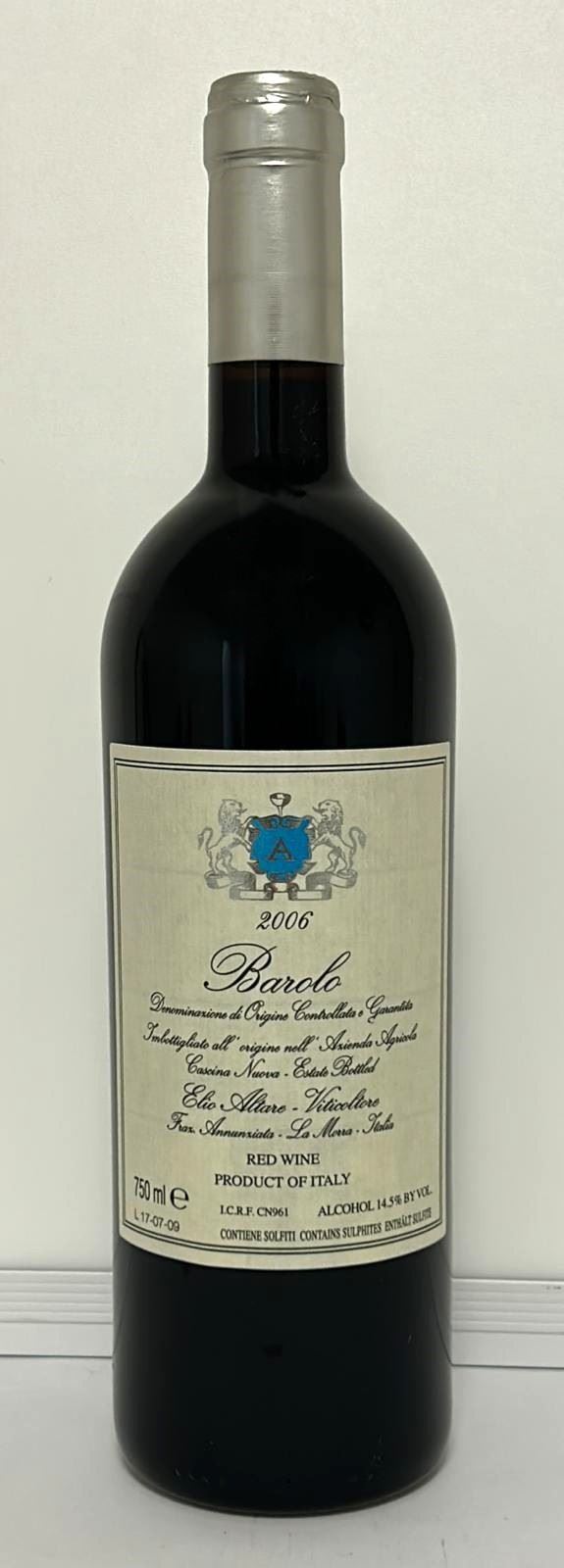 ELIO ALTARE  BAROLO 2006