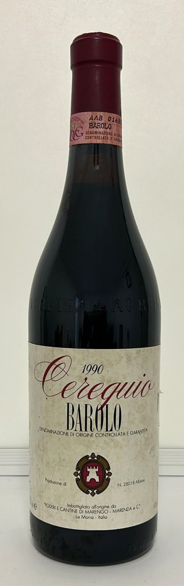 CEREQUIO   BAROLO-PODERI MARENGO 1990