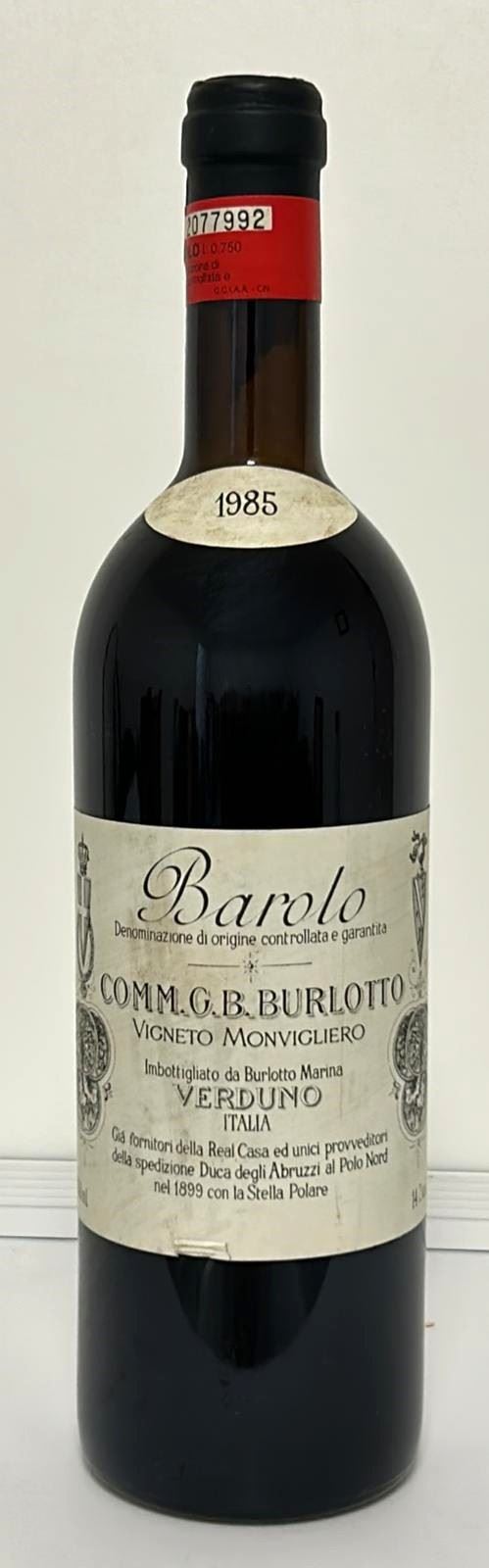 COMM. G.B. BURLOTTO BAROLO