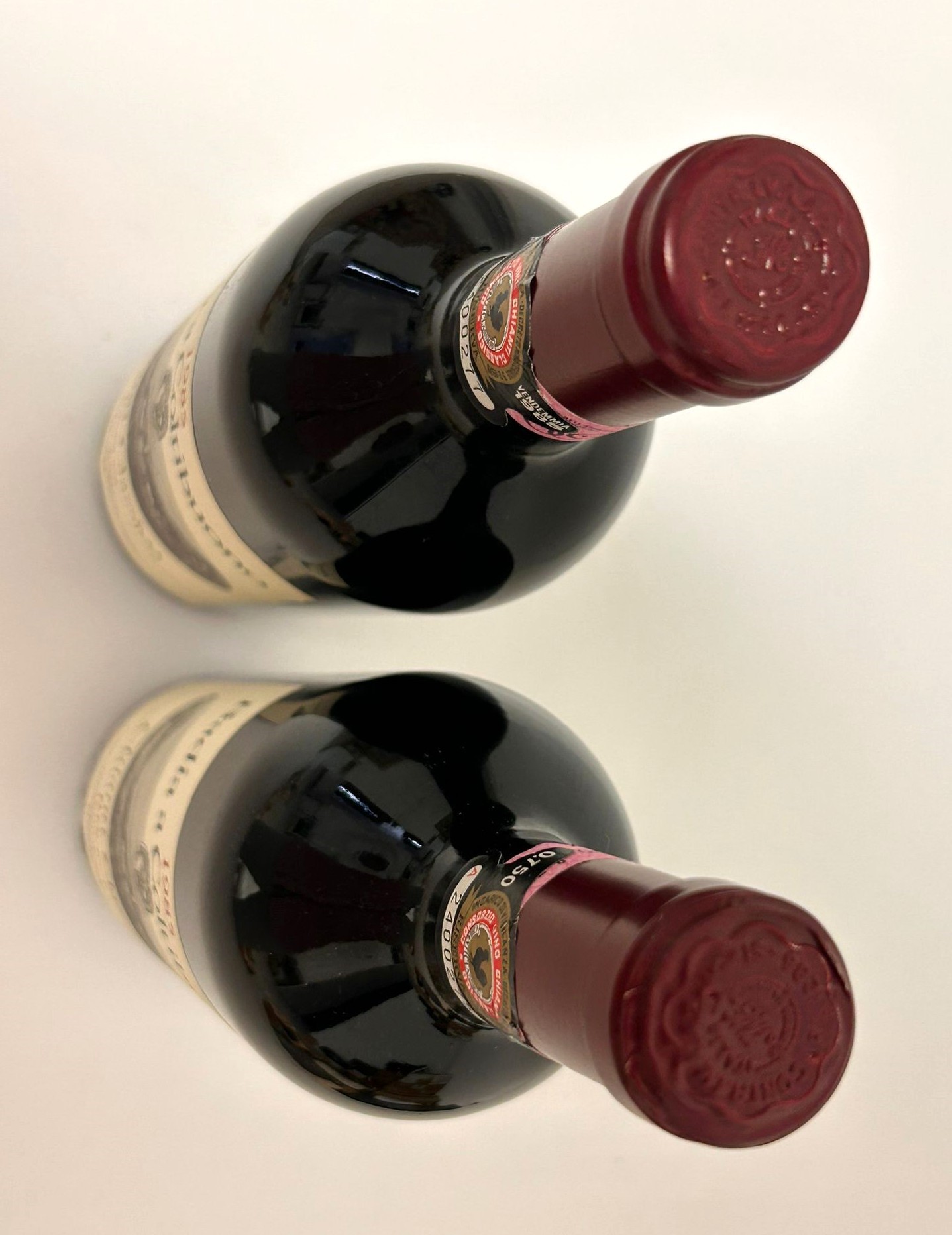 COPPIA DI BOTTIGLIE DI BADIA A COLTIBUONO RISERVA 1982