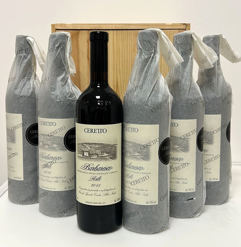 GRUPPO DI 6 BOTT. DI BARBARESCO ASILI CERETTO 2015