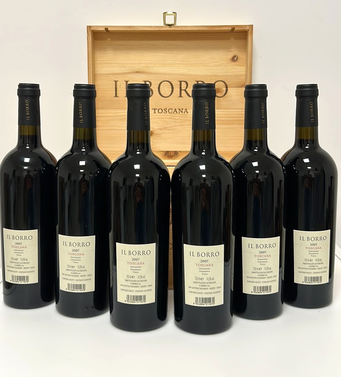 GRUPPO DI 6 BOTT. IL BORRO 2007