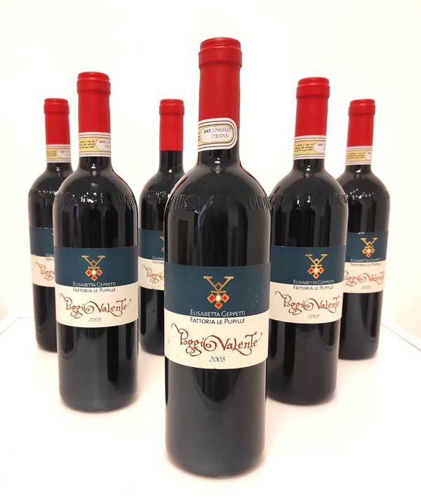 GRUPPO DI 6 BOTT. POGGIO VALENTE 2005