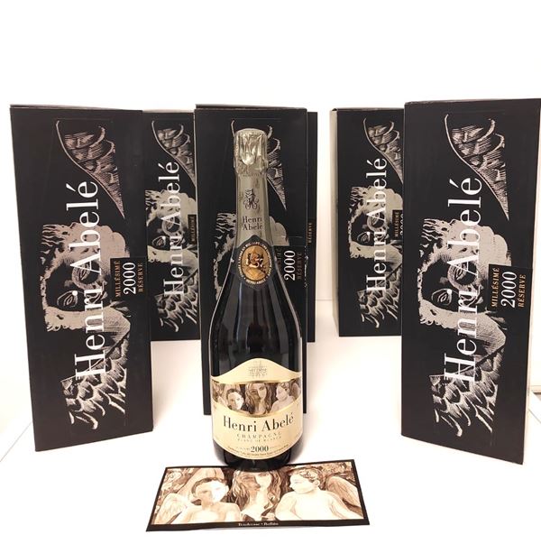 GRUPPO DI 6 BOTT. H.ABELE B.BLANC 2000