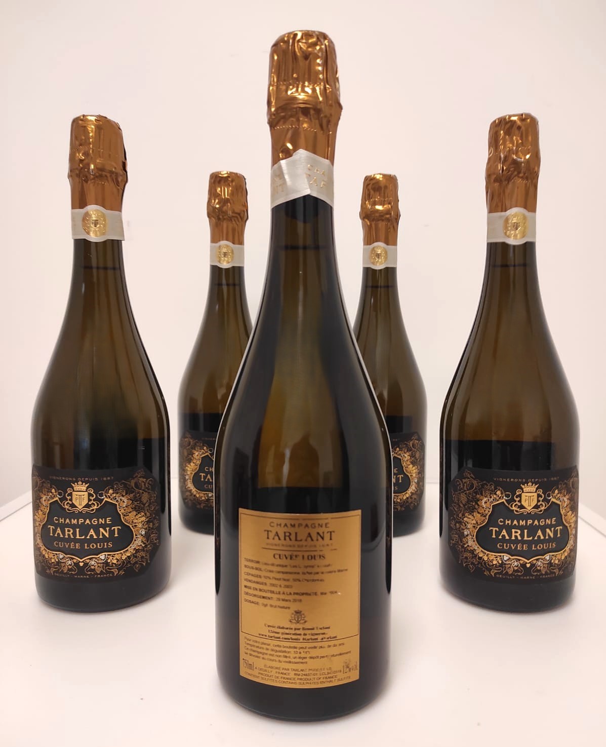 GRUPPO DI 5 BOTT. TARLANT COUVE' LOUIS