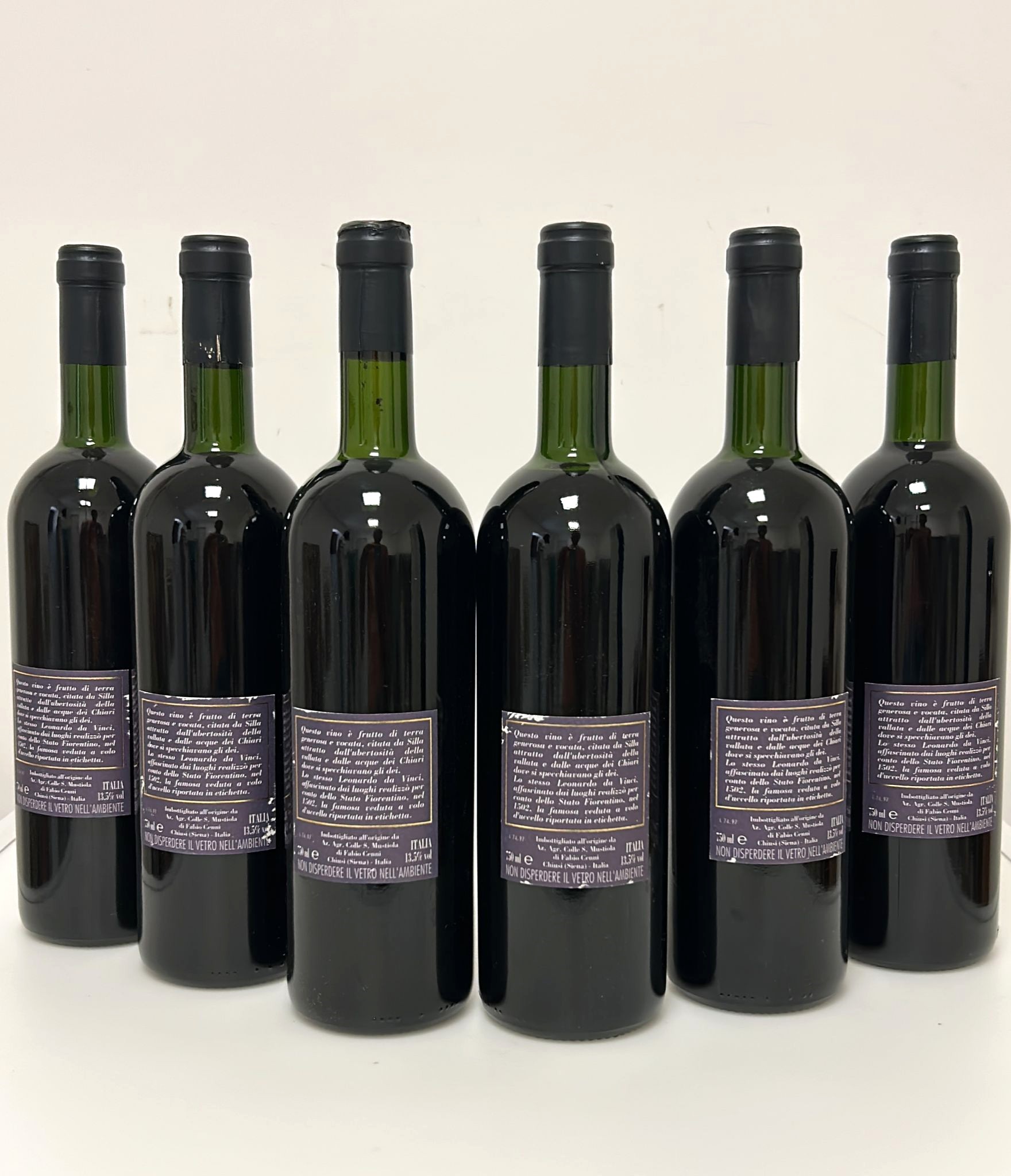 GRUPPO DI 6 BOTT. DI POGGIO AI CHIARI 1995