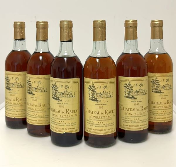 GRUPPO DI 6 BOTT. DI CHATEAU DU RAULY 1985