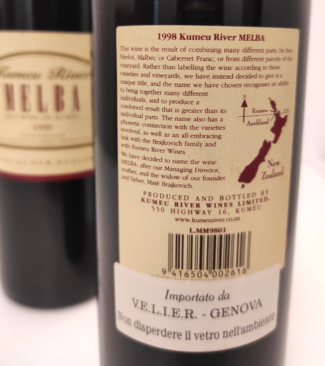 GRUPPO DI 3 BOTT. MELBA 1998