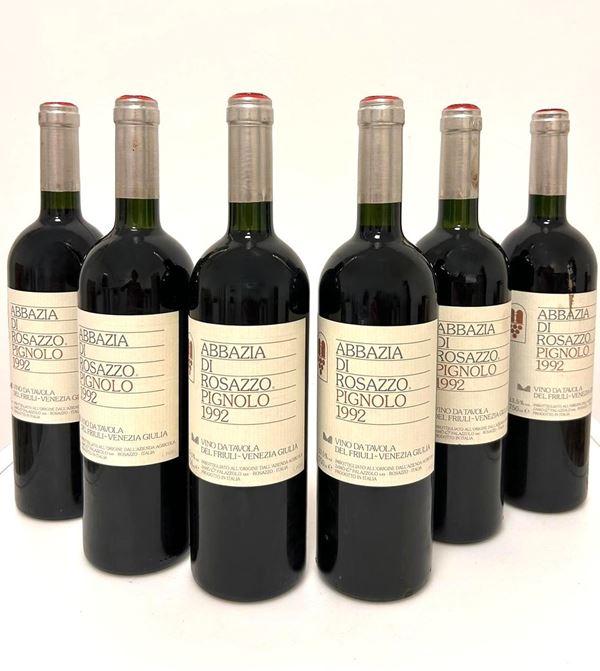 GRUPPO DI 6 BOTT. DI ABBAZIA ROSAZZO PIGNOLO 1992