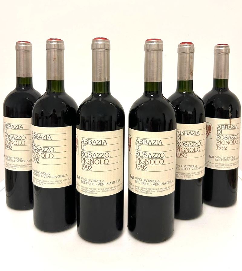 GRUPPO DI 6 BOTT. DI ABBAZIA ROSAZZO PIGNOLO 1992