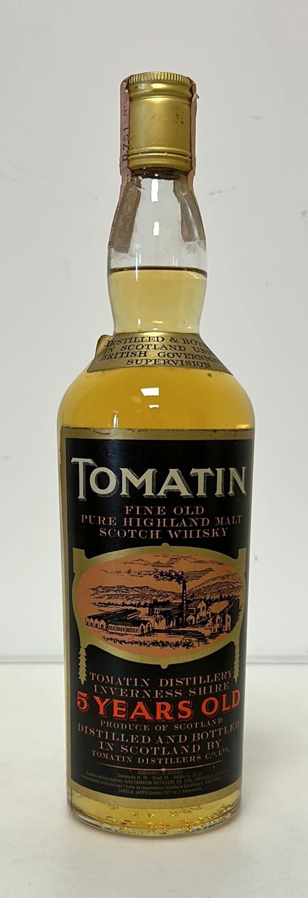 SCOTCH WHISKY TOMATIN YO 5 ANNI