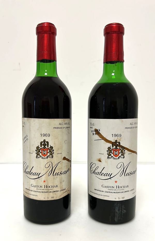 COPPIA DI BOTT. CHATEAU MUSAR 1969