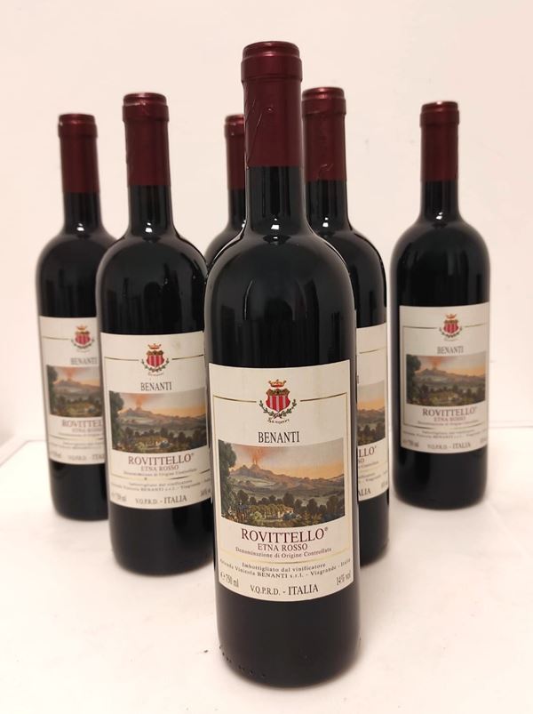 GRUPPO DI 6 BOTT. DI ROVITELLO BENANTI ROSSO 2004