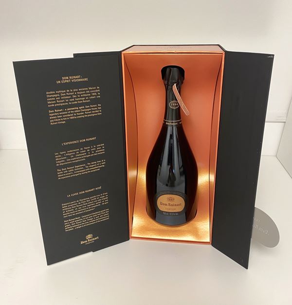 CHAMPAGNE DOM RUINART ROSÉ 1990