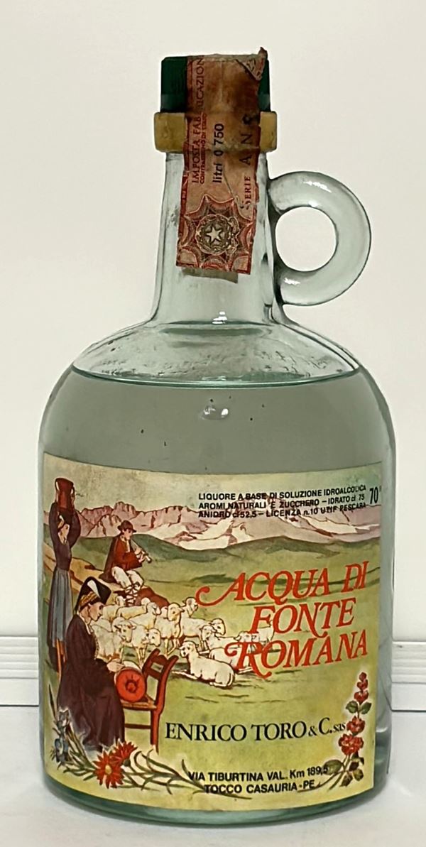 Liquore ACQUA DI FONTE ROMANA -ENRICO TORO
